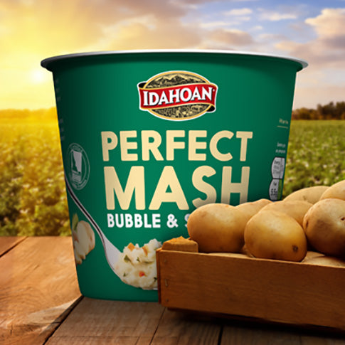 Idahoan Perfect Mash Potatoes Bubble & Squeak 55g Pots