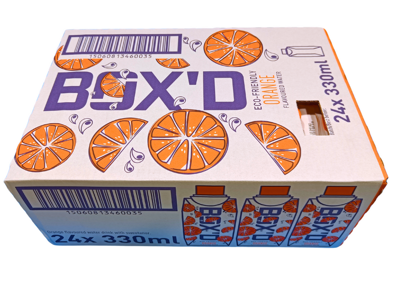Load image into Gallery viewer, Box'D H2O Orange Pack of 24 x 330ml Case
