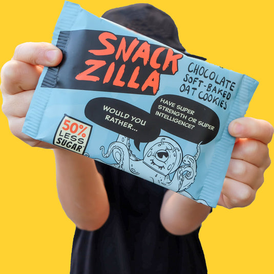 Snackzilla Soft-Baked Oat Cookies – Mixed Bundle | Raspberry | Chocolate | Golden Syrup
