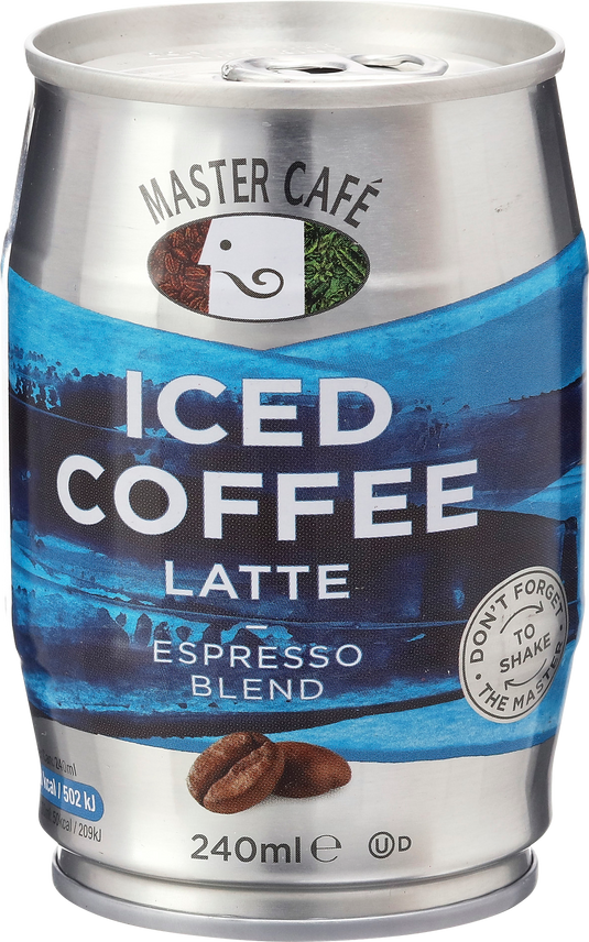 Master Café Iced Coffee in Cans, Latte 240ml