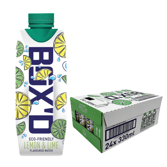 Box'D H2O Lemon & Lime Pack of 24 x 330ml Case