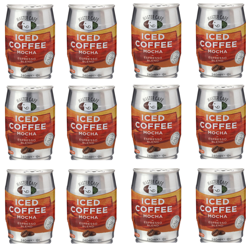 Load image into Gallery viewer, Master Café Iced Coffee in Cans, Mocha 240ml
