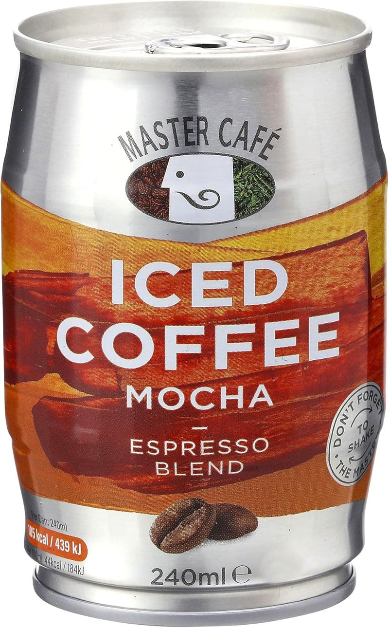Load image into Gallery viewer, Master Café Iced Coffee in Cans, Mocha 240ml
