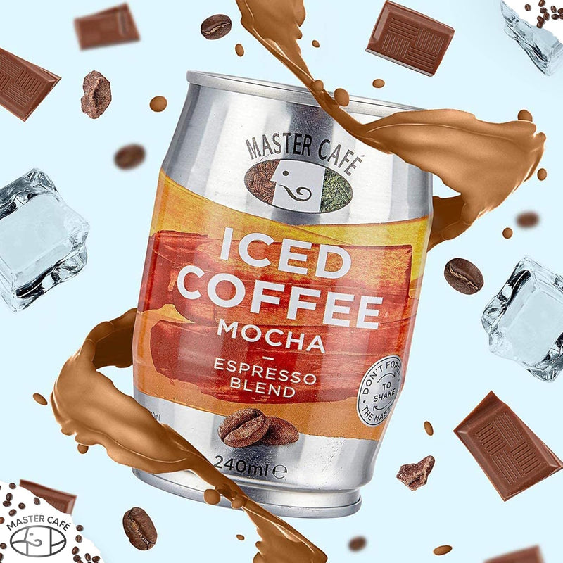 Load image into Gallery viewer, Master Café Iced Coffee in Cans, Mocha 240ml
