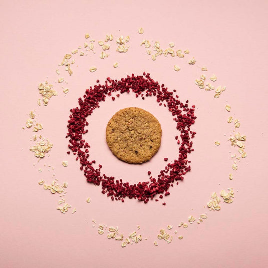 Raspberry Soft-Baked Oat Cookies | Berry Delicious