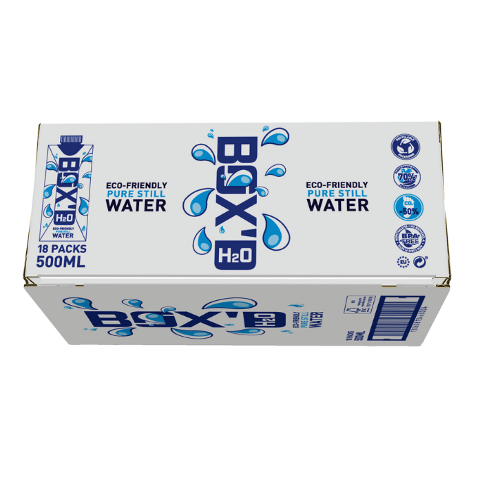 Load image into Gallery viewer, Box'D H2O Eco-Friendly Pure Still Water Case Box of 18 Cartons
