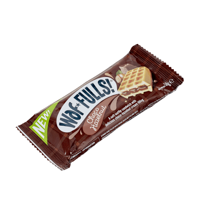 Load image into Gallery viewer, Waffulls On-The-Go Snack Choco Hazelnut Waffle Sandwich Case Box of 12
