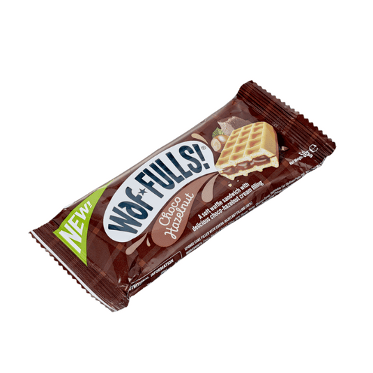Waffulls On-The-Go Snack Choco Hazelnut Waffle Sandwich Case Box of 12
