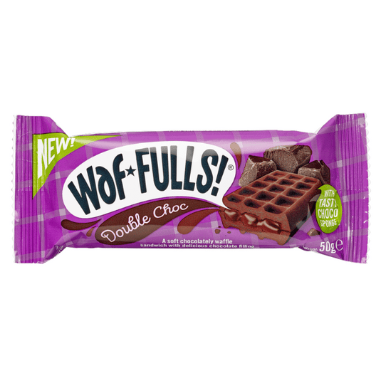Waffulls On-The-Go Snack Double Chocolate Waffle Sandwich 50g